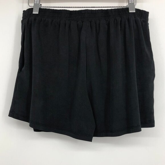 Splendid  Black Micro Mini Skirt elastic waist attached shorts (skort) SP - Picture 3 of 16